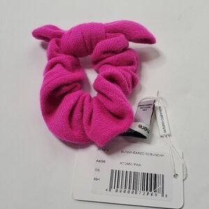 Autumn Cashmere Bunny Eared Scrunchy Pink